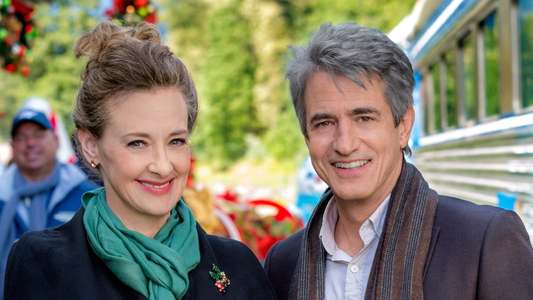 The Christmas Train - Backdrop