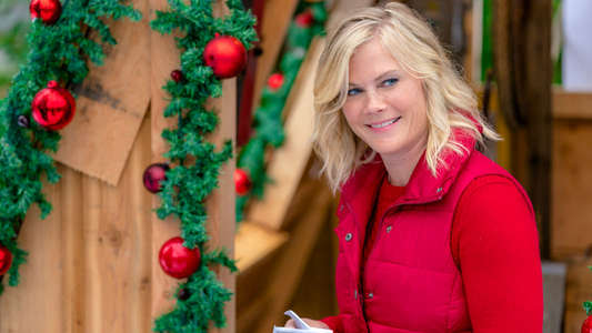 Christmas at Holly Lodge - Backdrop