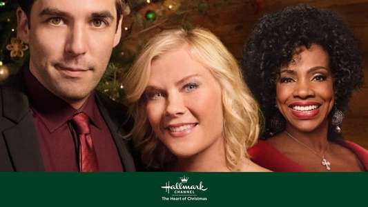 Christmas at Holly Lodge - Backdrop