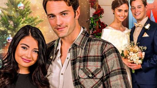 A Wedding for Christmas - Backdrop