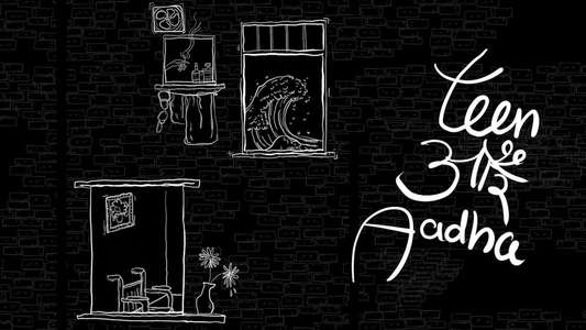 Teen Aur Aadha - Backdrop