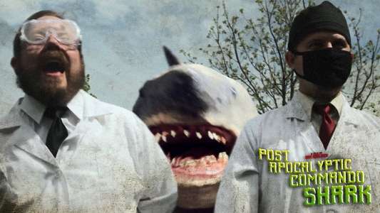 Post Apocalyptic Commando Shark - Backdrop