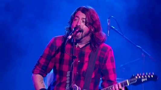 Foo Fighters - Cheese and Grain  Frome  UK - Backdrop