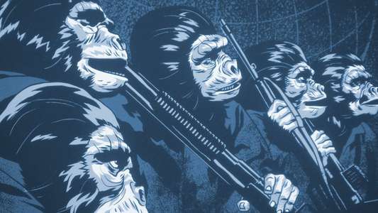 Conquest of the Planet of the Apes - Backdrop