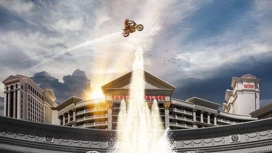Evel Live - Backdrop
