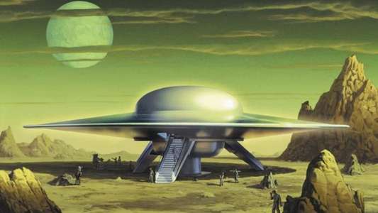 Forbidden Planet - Backdrop