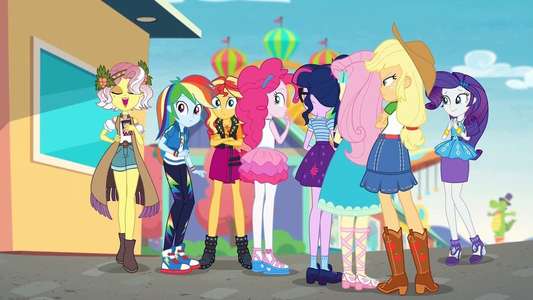 My Little Pony Equestria Girls: Rollercoaster of Friendship - Backdrops
