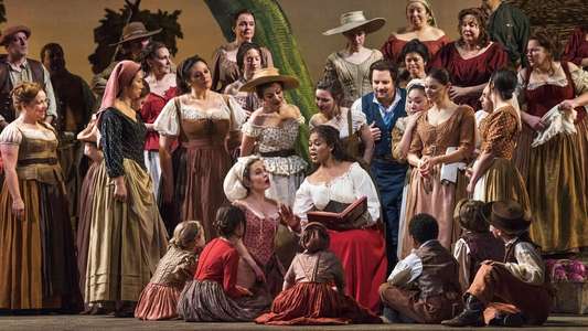L’Elisir d’Amore: Met Opera Live - Backdrop