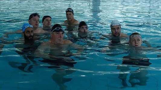 Swimming with Men - Backdrop