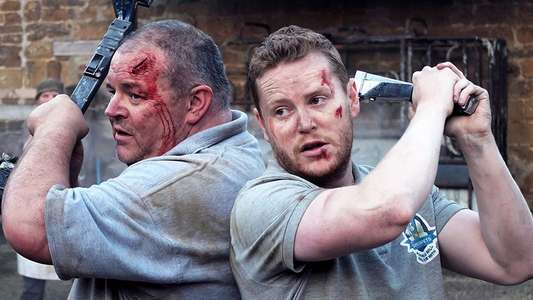 Cannibals and Carpet Fitters - Backdrop