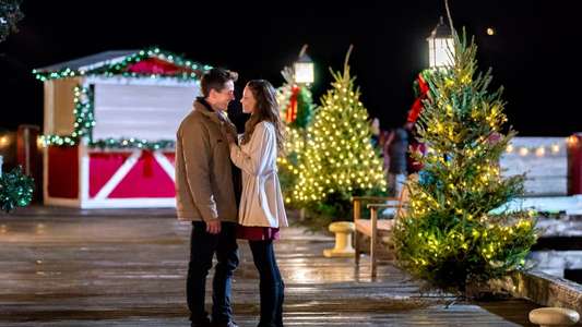 Christmas in Angel Falls - Backdrop