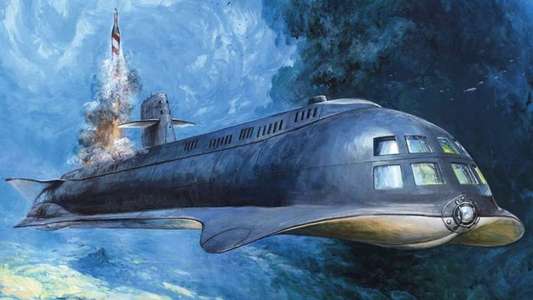 Voyage to the Bottom of the Sea - Backdrop