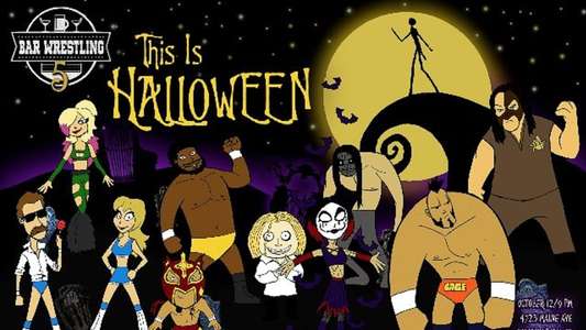 Bar Wrestling 5: This Is Halloween - Backdrop