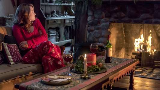 The Christmas Cottage - Backdrop