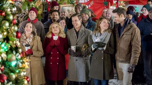 The Christmas Cottage - Backdrop