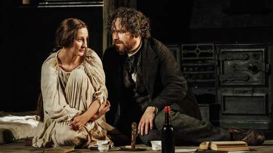 National Theatre Live: Young Marx - Backdrop