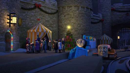 Thomas & Friends: Christmas on Sodor - Backdrop
