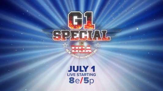 NJPW G1 Special in USA 2017 - Night 1 - Backdrop