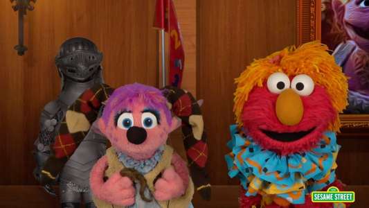 Trick or Treat on Sesame Street - Backdrop