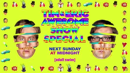 Tim and Eric Awesome Show Great Job! Awesome 10 Year Anniversary Version  Great Job? - Backdrop