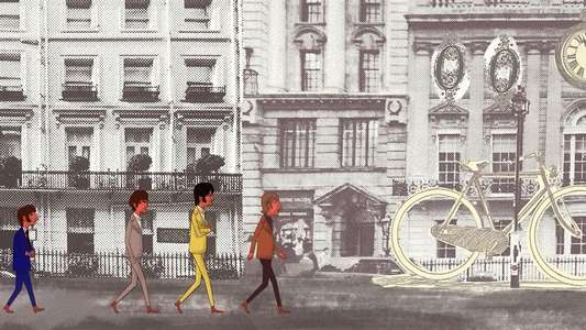 The Beatles  Hippies & Hells Angels: Inside the Crazy World of Apple - Backdrop