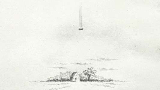 Valt een Man uit de Lucht - Backdrop