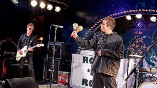 Liam Gallagher - McKittrick Hotel - Backdrop