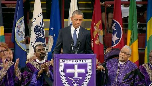 The Obama Years: The Power of Words - Backdrop