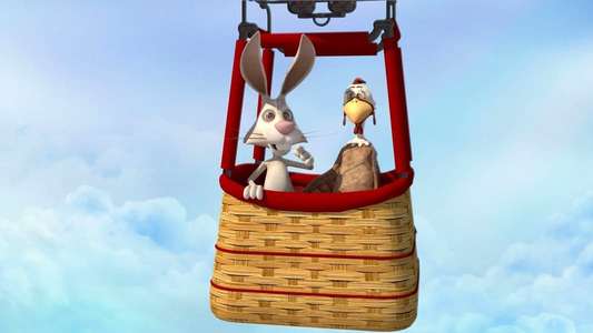 Easter Bunny Adventure - Backdrop