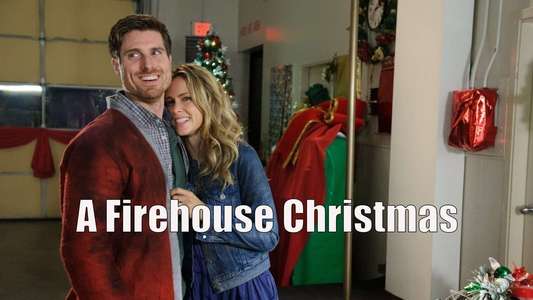 A Firehouse Christmas - Backdrop