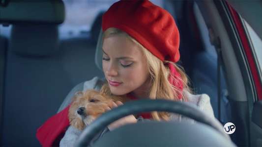 A Puppy for Christmas - Backdrop