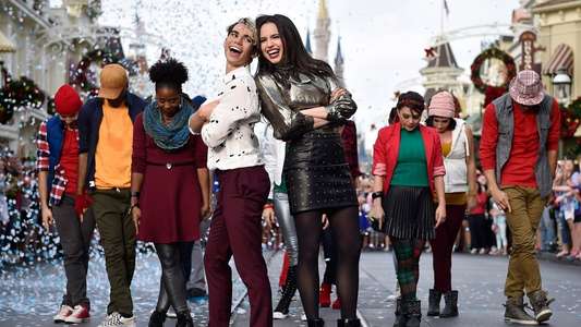 Disney Parks Presents: A Descendants Magical Holiday Celebration - Backdrop