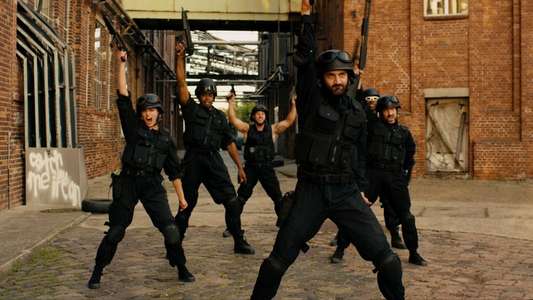 Hard Way: The Action Musical - Backdrop