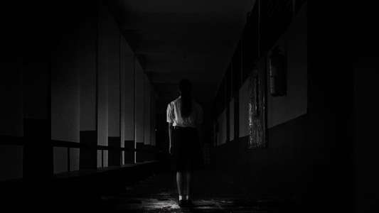 Haunted School - Backdrop
