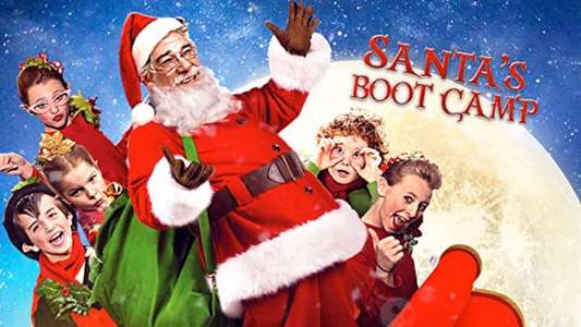 Santa's Boot Camp - Backdrop