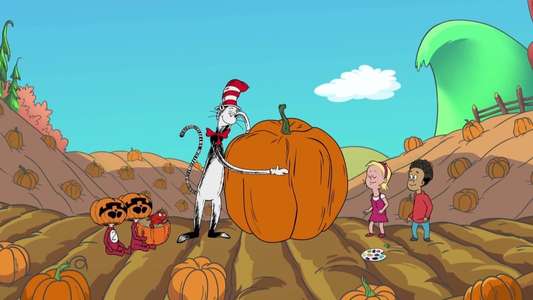 The Cat In The Hat Knows A Lot About Halloween! - Backdrop