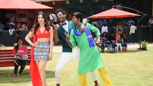 Kaththi Sandai - Backdrop