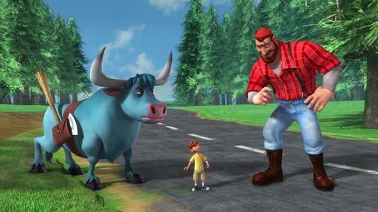 Bunyan and Babe - Backdrop