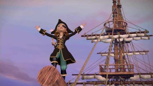 The Swan Princess: Princess Tomorrow  Pirate Today! - Backdrop