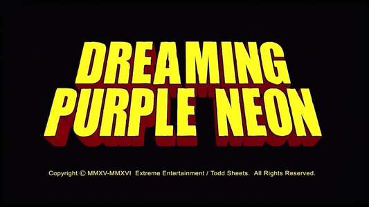 Dreaming Purple Neon - Backdrop