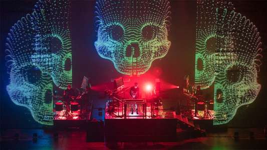Jean Michel Jarre:  Electronica Tour Live in Birmingham - Backdrop