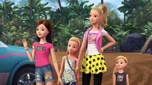 Barbie & Her Sisters in a Puppy Chase - Backdrop