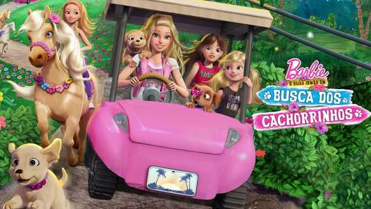 Barbie & Her Sisters in a Puppy Chase - Backdrop