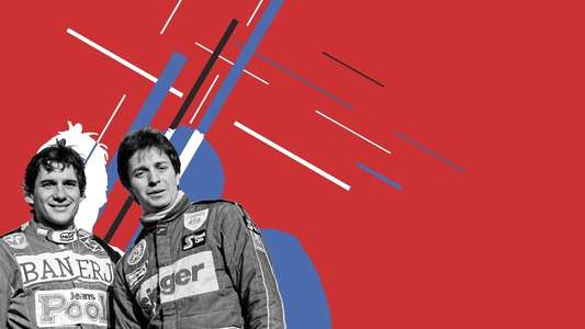 Senna vs Brundle - Backdrop