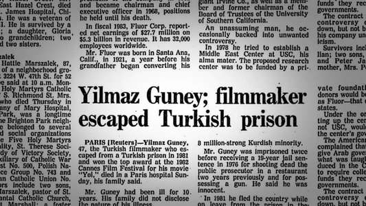 The Ballad of Exiles Yilmaz Guney - Backdrop