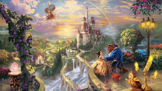 Beauty and the Beast - Backdrops
