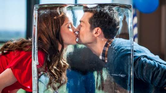 Ice Sculpture Christmas - Backdrop