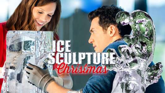 Ice Sculpture Christmas - Backdrop
