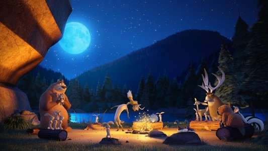 Open Season: Scared Silly - Backdrop