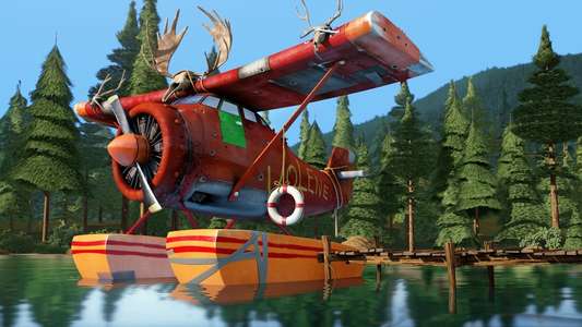 Open Season: Scared Silly - Backdrop